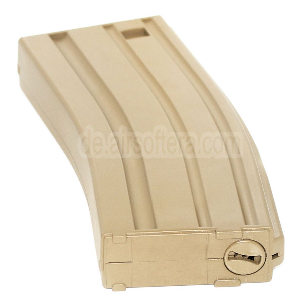 AirsoftEra 140rd Wirtschaftlich Plastik Mid-Cap Magazin Geeignet für M4 M16 Serie AEG Gewehre