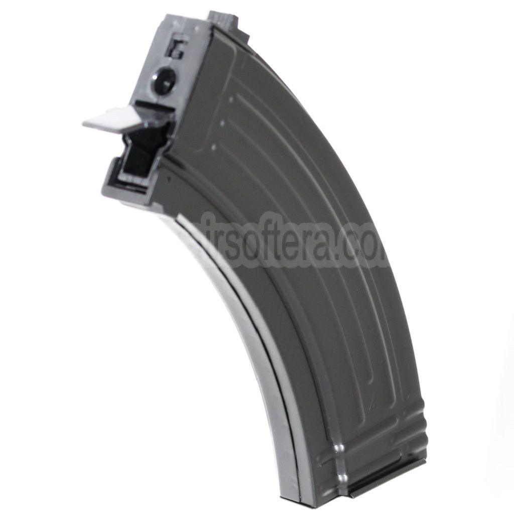 AirsoftEra 600rd Metall Hi-Cap Magazin Geeignet für AK Serie AEG Gewehre Schwarz