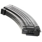 AirsoftEra 600rd Metall Hi-Cap Magazin Geeignet für AK Serie AEG Gewehre Schwarz