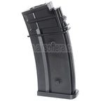 AirsoftEra 140rd Mid-Cap Magazin Geeignet für G36 Serie AEG Gewehre Schwarz