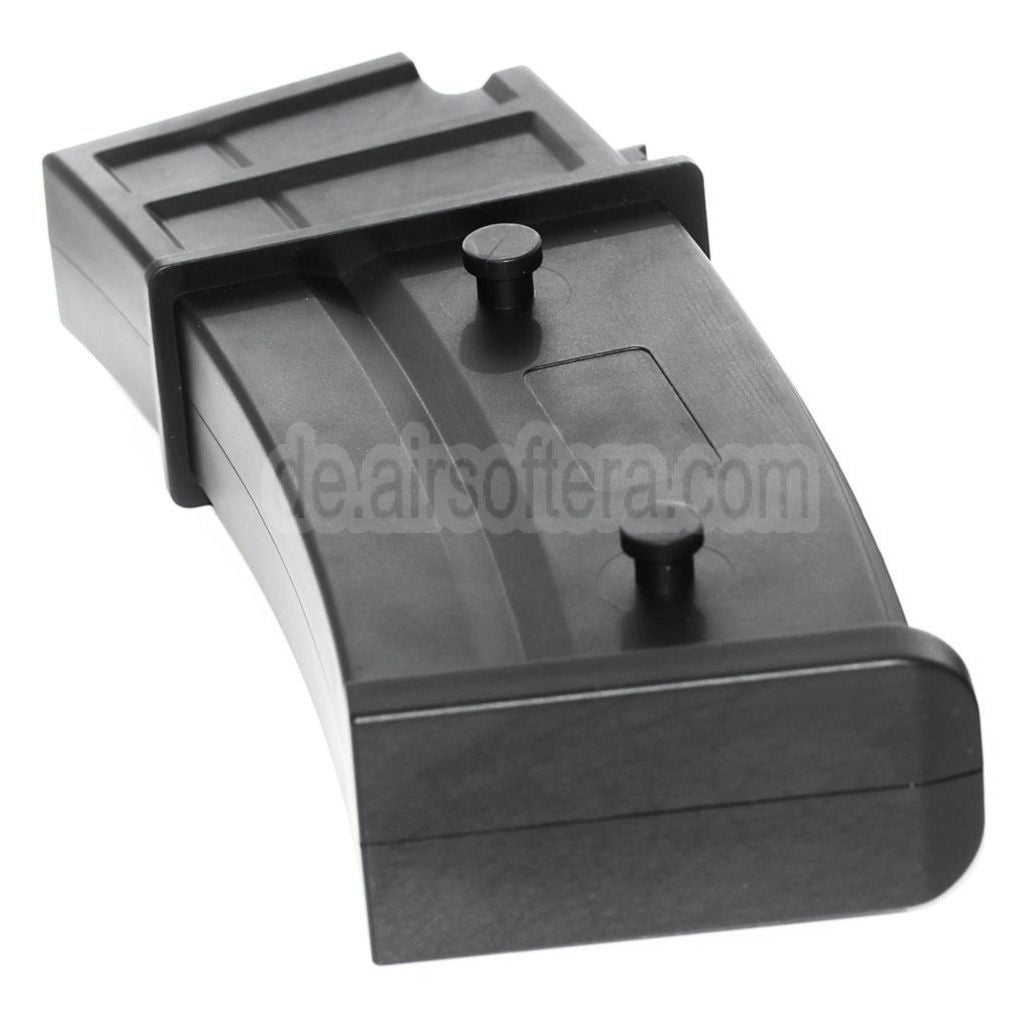 AirsoftEra 140rd Mid-Cap Magazin Geeignet für G36 Serie AEG Gewehre Schwarz