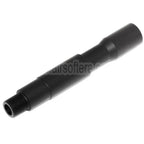 AirsoftEra 4.25/4.75 Zoll Aluminium CQB Äußeres Lauf verlängerungsrohr Geeignet für -14mm CCW Gegen den Uhrzeigersinn AEG GBB Gewehre Airsoft Schwarz