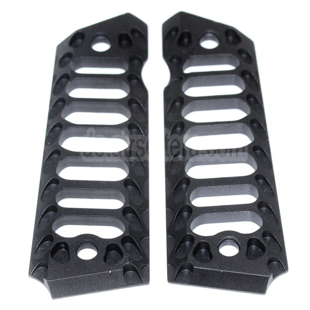 5KU CNC Cobra Skeleton Stil Pistolen Griffabdeckung Geeignet für Tokyo Marui M1911 / M.E.U. / Army R27 R28 R29 Pistolen Airsoft