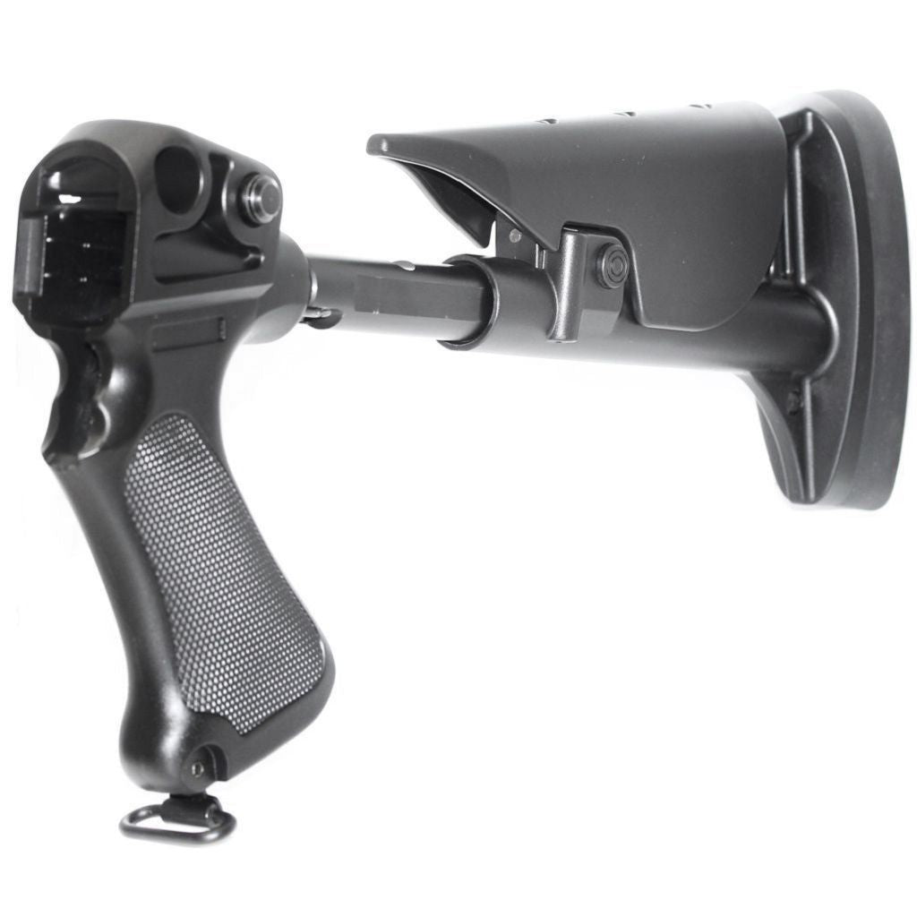 CYMA Einziehbarer Schaft mit Plastikgriff Geeignet für CYMA M870 Serie Schrotflinte Airsoft Schwarz