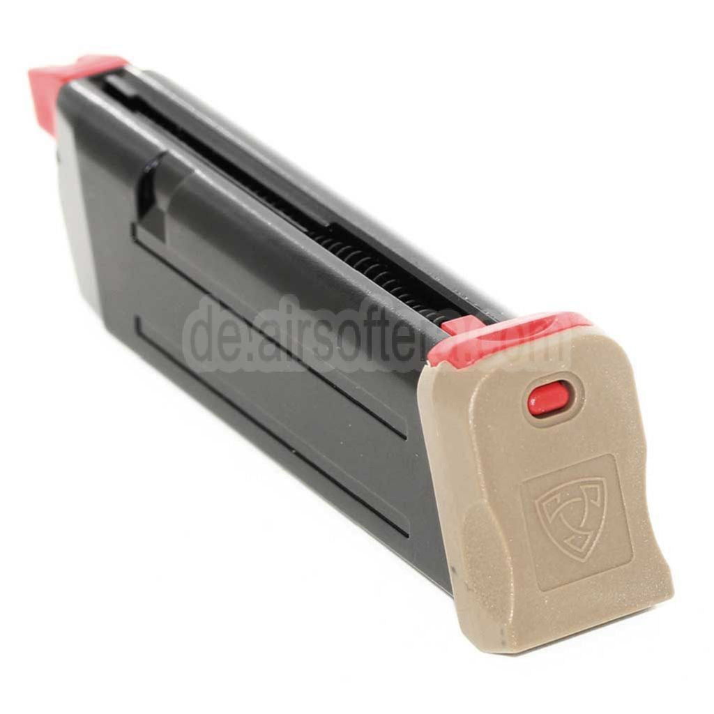APS 18rd Co2 Magazin Geeignet für APS Steel SHARK .177 Cal 4.5mm STEEL BB GBB Pistolen Airgun