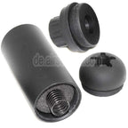 5KU 117mm Aluminium Poseidon Stil Micro Schalldämpfer Laufverlängerungsrohr Geeignet für -14mm CCW Gegen den Uhrzeigersinn Lauf Gewehre Airsoft Schwarz