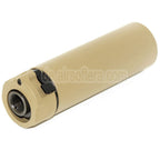 5KU 133mm SOCOM556 Mini-2 RC Schalldämpfer mit Mündungsfeuerdämpfer Geeignet für -14mm CCW Gegen den Uhrzeigersinn Lauf Gewehre Airsoft