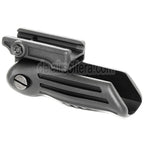 AirsoftEra Polymer Klappbarer taktischer RIS Vertikal Frontgriff Geeignet für 20mm Schienensystem Schwarz