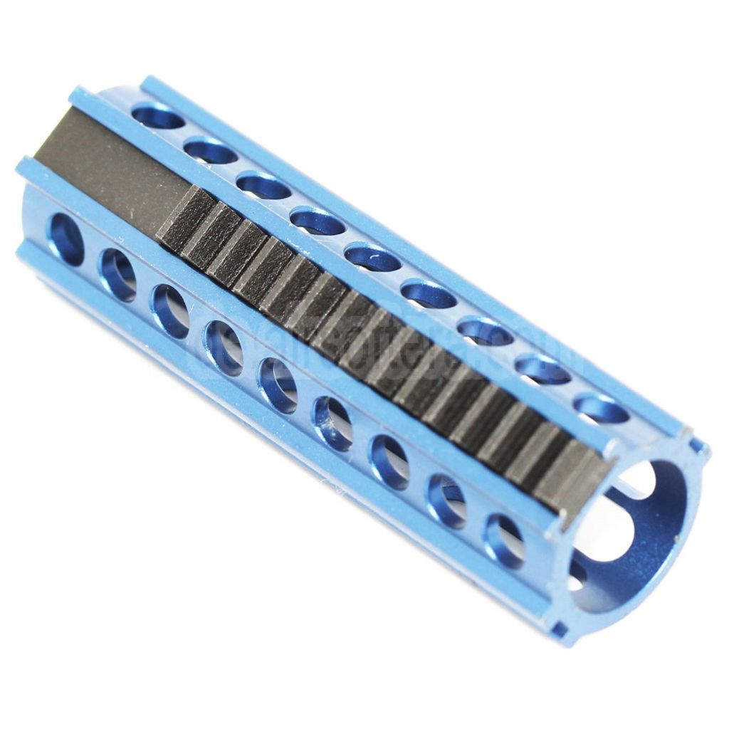 SHS CNC Aluminum 15 Stahl Zähnen Kolben  Geeignet für Systema PTW CTW DTW M4 Gewehre Airsoft