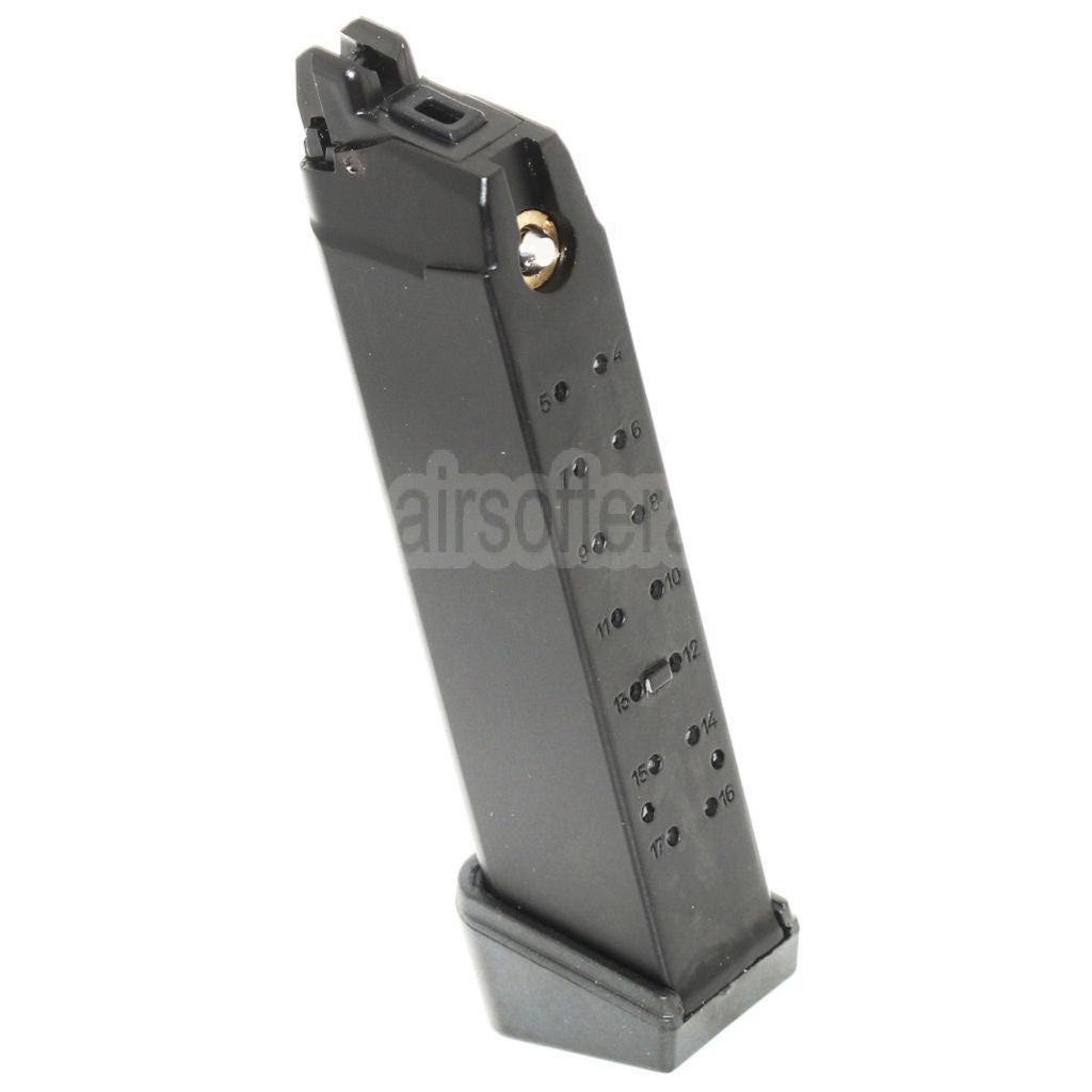 ARMY ARMAMENT 24rd Gas Magazin Geeignet für G17 G18C G34 G35 G-Serie GBB Pistolen Airsoft Schwarz