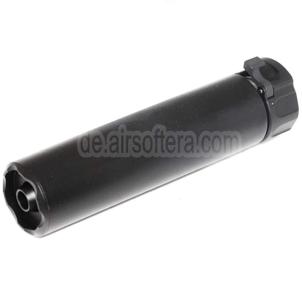5KU 158mm SOCOM556 RC2 Schalldämpfer mit Mündungsfeuerdämpfer Geeignet für -14mm CCW gegen den Uhrzeigersinn Gewindelauf  Gewehre Airsoft
