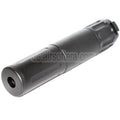 AirsoftEra 170mm Aluminium SR5 Stil Schnellverschluss QD Schalldämpfer Laufverlängerung Rohr Geeignet für AAC Mündungsfeuerdämpfer Gewehre Schwarz