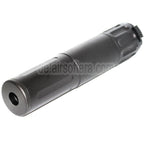AirsoftEra 170mm Aluminium SR5 Stil Schnellverschluss QD Schalldämpfer Laufverlängerung Rohr Geeignet für AAC Mündungsfeuerdämpfer Gewehre Schwarz
