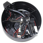 CYMA 2500rd Sheet Stahl Kabel und Soundsteuerung Elektrisch Trommelmagazin mit EU 220v Plug Charger Geeignet für AK Serie AEG Gewehre Airsoft Schwarz