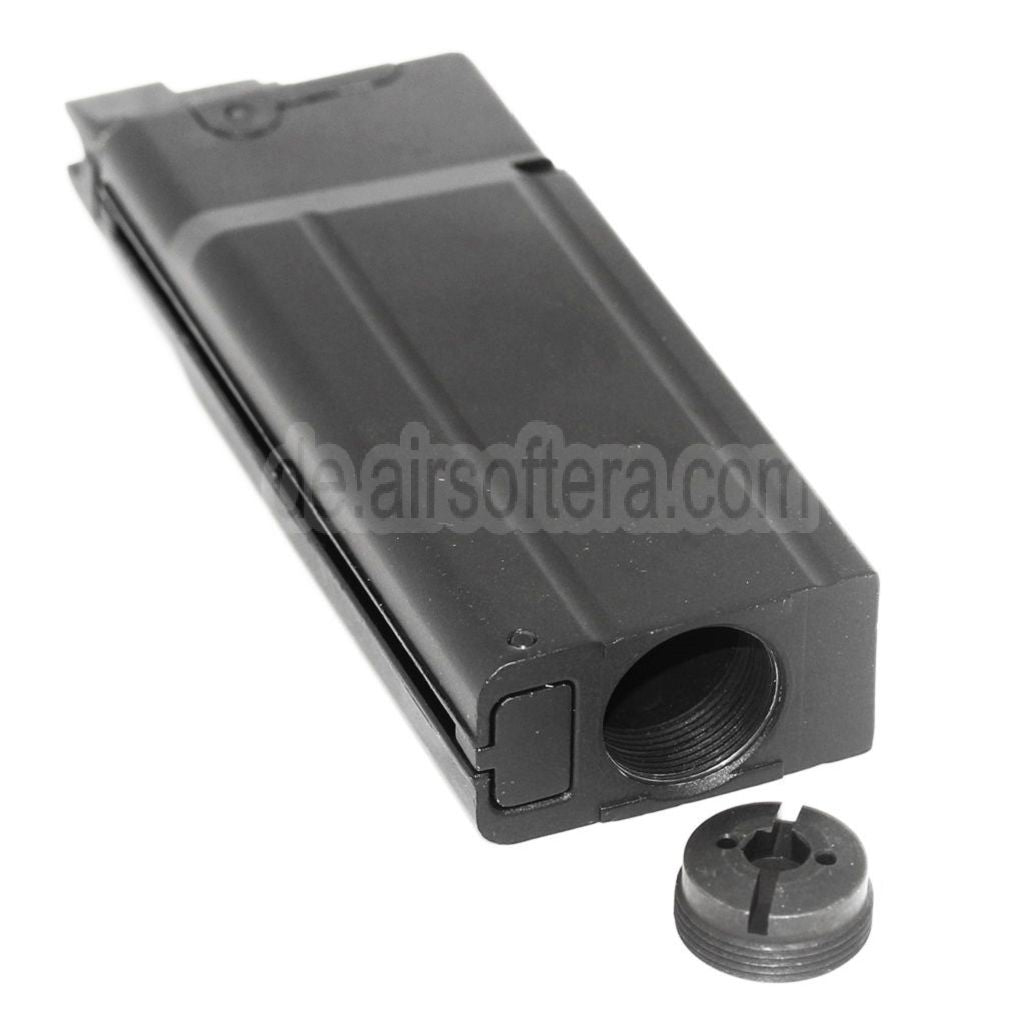 King Arms 15rd Co2 Magazin Geeignet für M1 Carbine / M1A1 Paratrooper GBB Gewehre Airsoft Schwarz