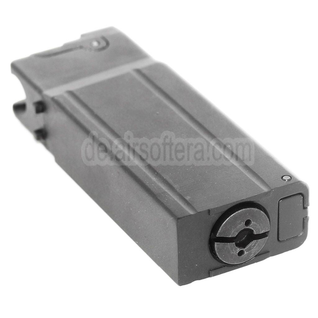 King Arms 15rd Co2 Magazin Geeignet für M1 Carbine / M1A1 Paratrooper GBB Gewehre Airsoft Schwarz