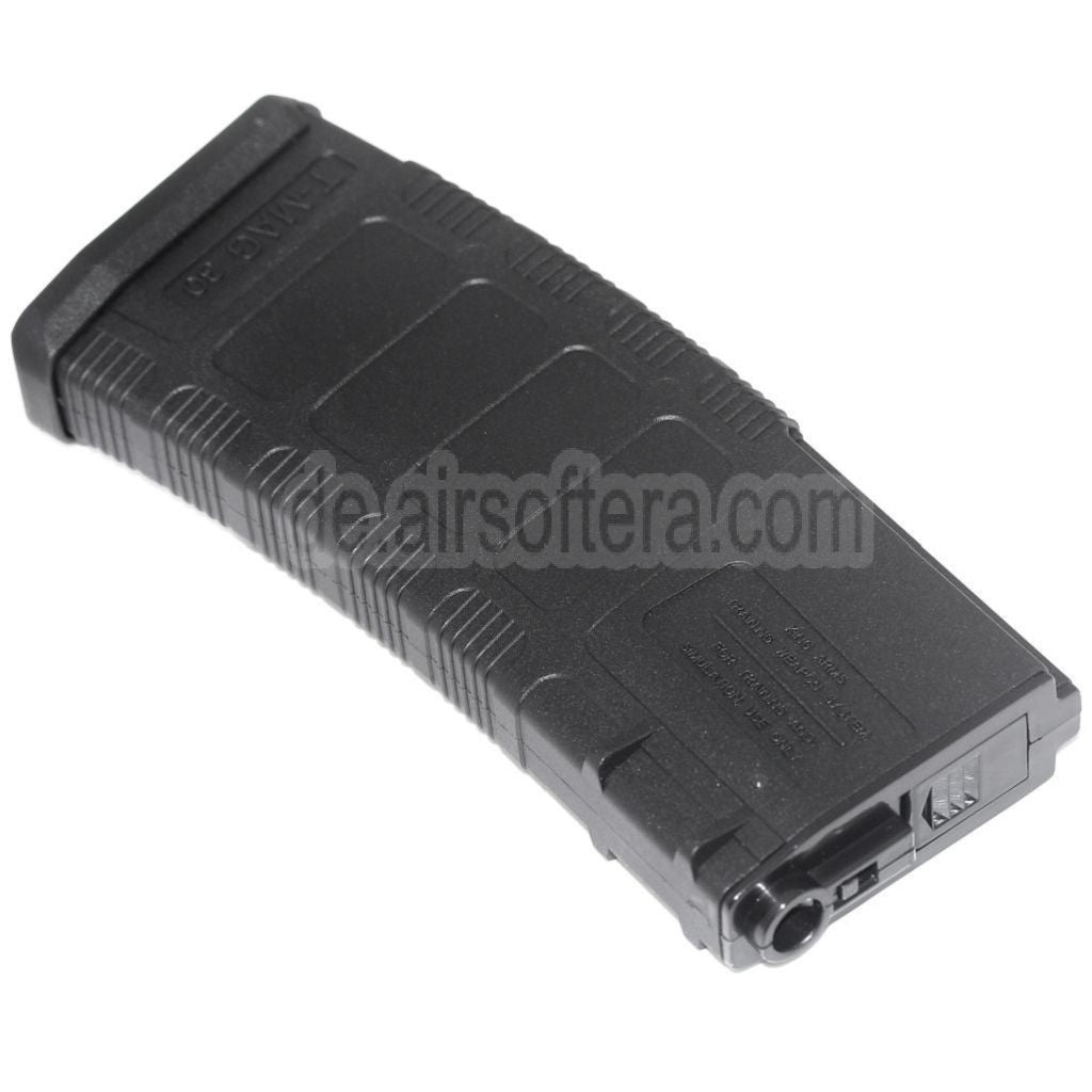 King Arms 370rd TWS T-MAG Hi-Cap Magazin Geeignet für M4 M16 Serie AEG Gewehre Airsoft