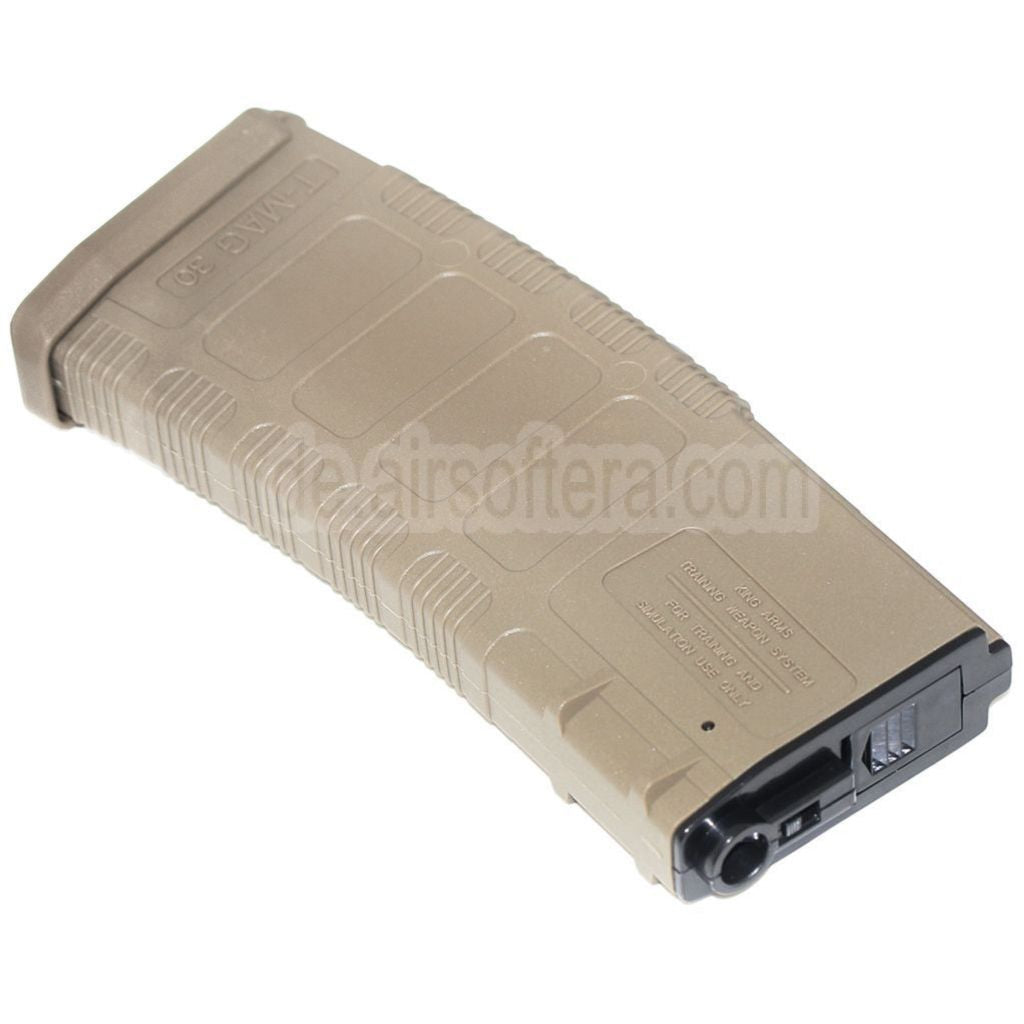 King Arms 370rd TWS T-MAG Hi-Cap Magazin Geeignet für M4 M16 Serie AEG Gewehre Airsoft