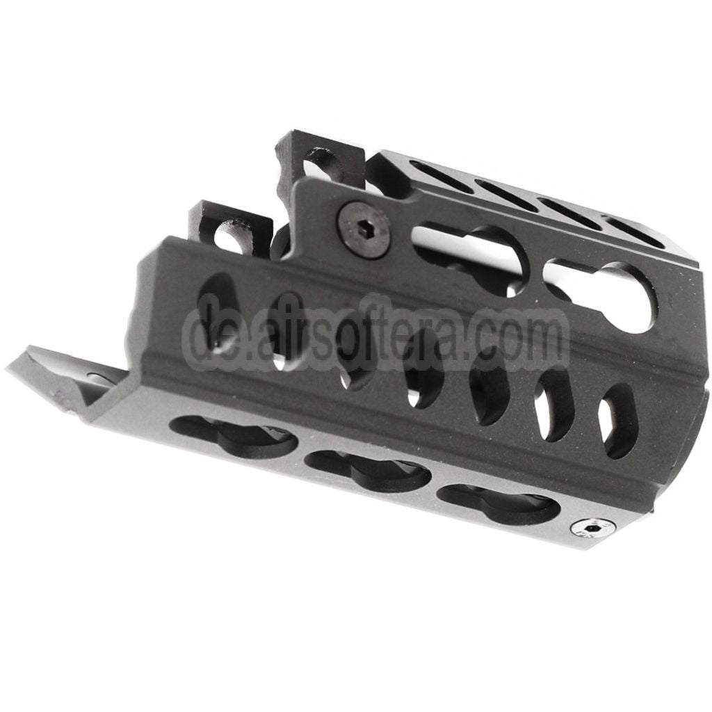 AirsoftEra 82mm Keymod Handschutz Schienen System Geeignet für WE MP5K AEG GBB SMG Gewehre Schwarz