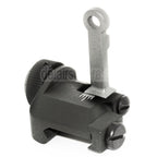 AirsoftEra KAC Stil 300M Metall Hochklappen Kimme Geeignet für MK18 MOD-1 M4 M16 AEG Gewehre Black/Silber