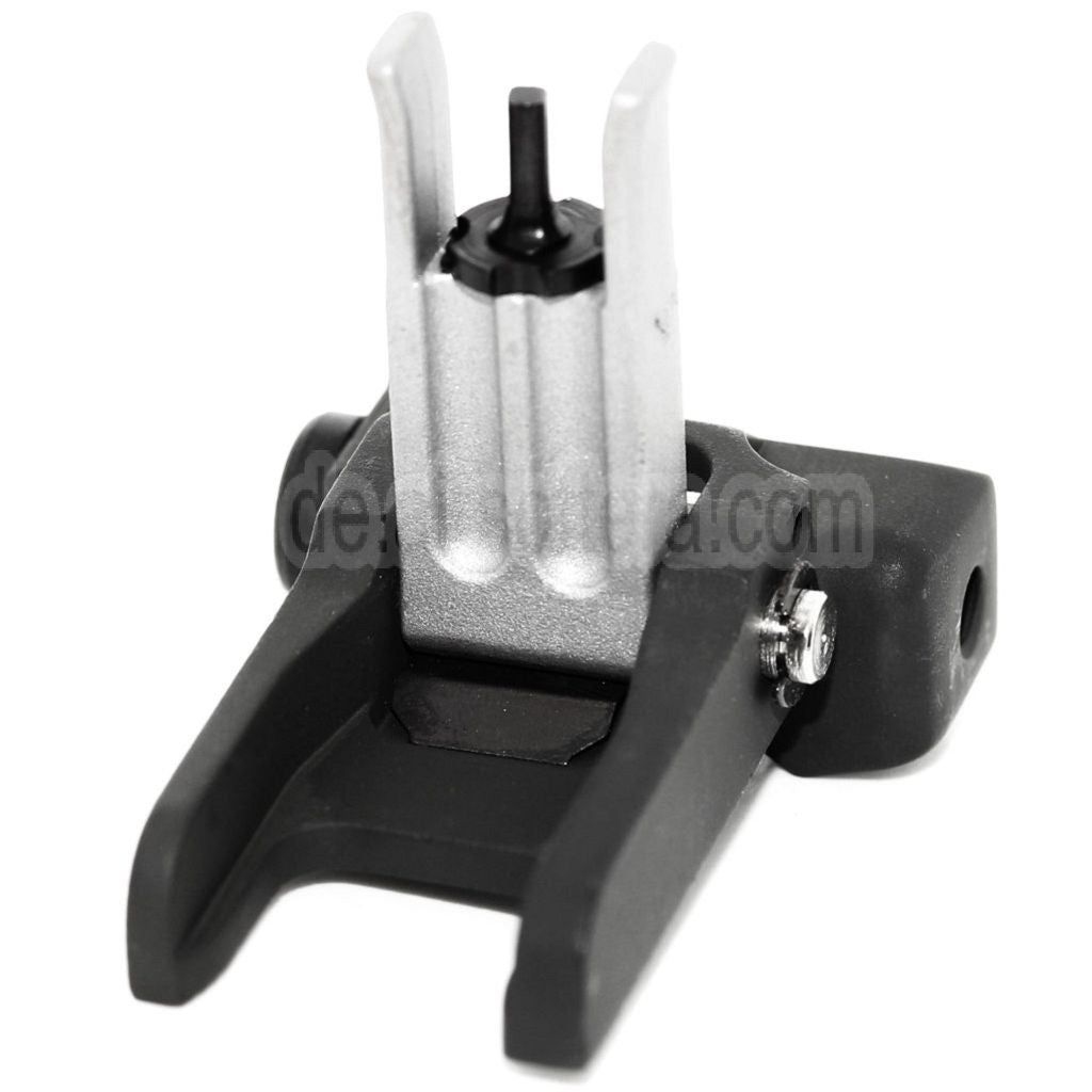 AirsoftEra KAC Stil 300M Metall Hochklappen Korn Geeignet für MK18 MOD-1 M4 M16 AEG Gewehre Black/Silber