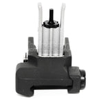 AirsoftEra KAC Stil 300M Metall Hochklappen Korn Geeignet für MK18 MOD-1 M4 M16 AEG Gewehre Black/Silber
