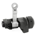AirsoftEra KAC Stil 300M Metall Hochklappen Korn Kimme Set Geeignet für MK18 MOD-1 M4 M16 AEG Gewehre Black/Silber
