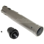 AirsoftEra 122mm M40A5 Type Mündungsbremse Mündungsfeuerdämpfer Geeignet für -14mm CCW Gegen den Uhrzeigersinn Lauf Gewehre