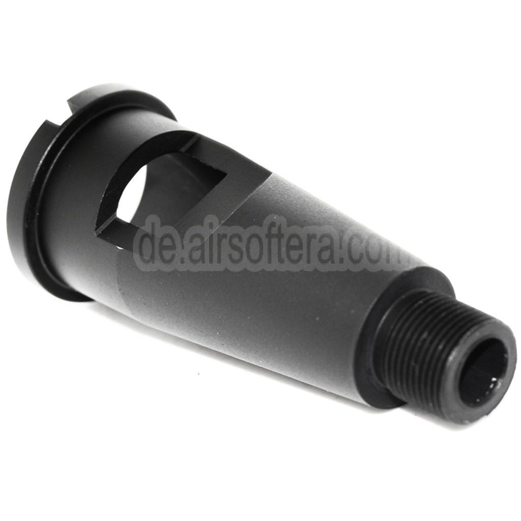 AirsoftEra 2.25/2.75 Zoll 56mm/69mm Aluminium Kurzer Äußeres Lauf Verbindungsrohr -14mm CCW Gegen den Uhrzeigersinn GBB Gewehre