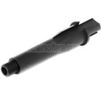 AirsoftEra 5/5.5 Zoll 126mm/139mm Aluminium Kurzer Äußeres Lauf Verbindungsrohr -14mm CCW Gegen den Uhrzeigersinn AEG Schwarz