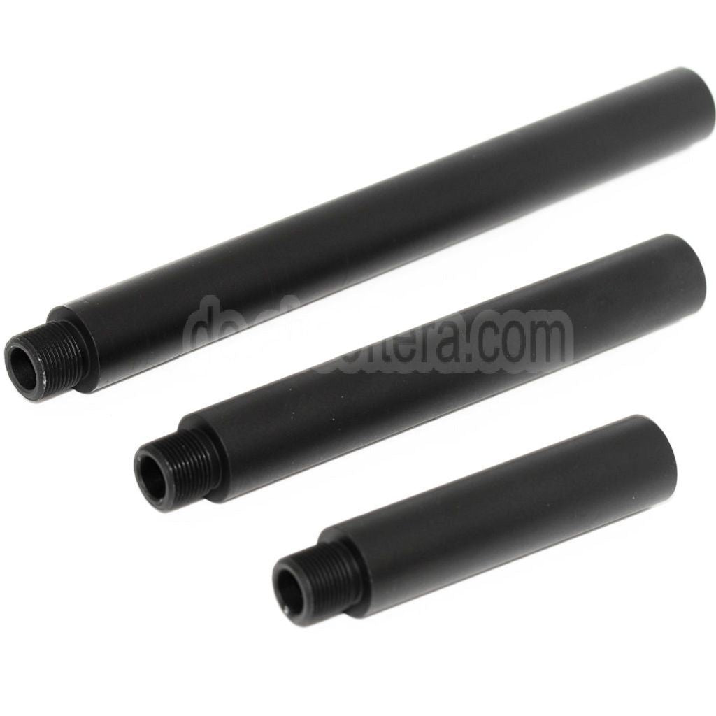 AirsoftEra 3/3.5 5/5.5 7/7.5 Zoll Aluminium Äußeres Lauf verlängerungsrohr -14mm CCW Gegen den Uhrzeigersinn AEG GBB Airsoft