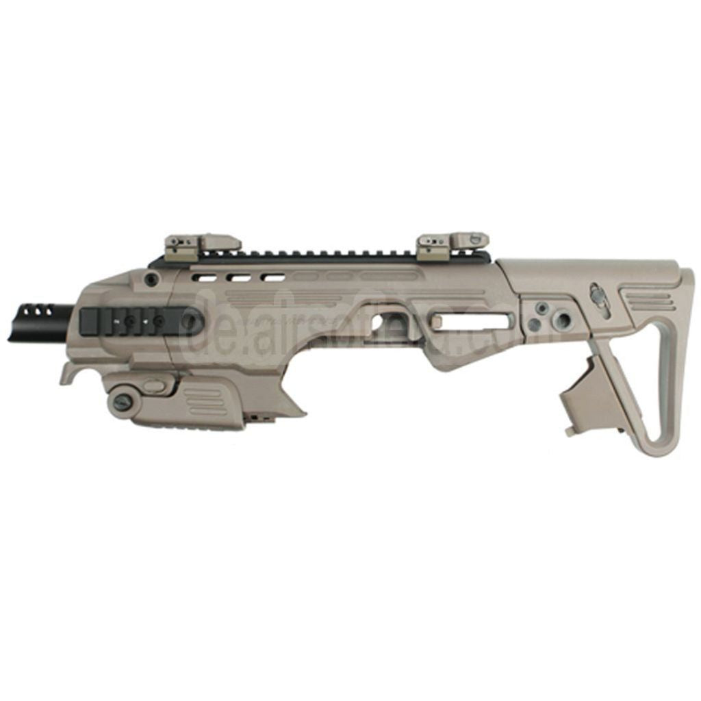 CAA Roni Pistolenkarabiner Conversion Kit Geeignet für KSC KJ Works WE Tokyo Marui M9 M92F M9A1 Serie GBB Pistolen Airsoft