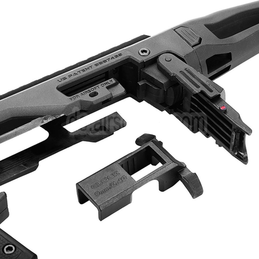 CAA Roni Pistolenkarabiner Conversion Kit Geeignet für KSC VFC Umarex Tokyo Marui G17 G18C G19 G23F Serie GBB Pistolen Airsoft