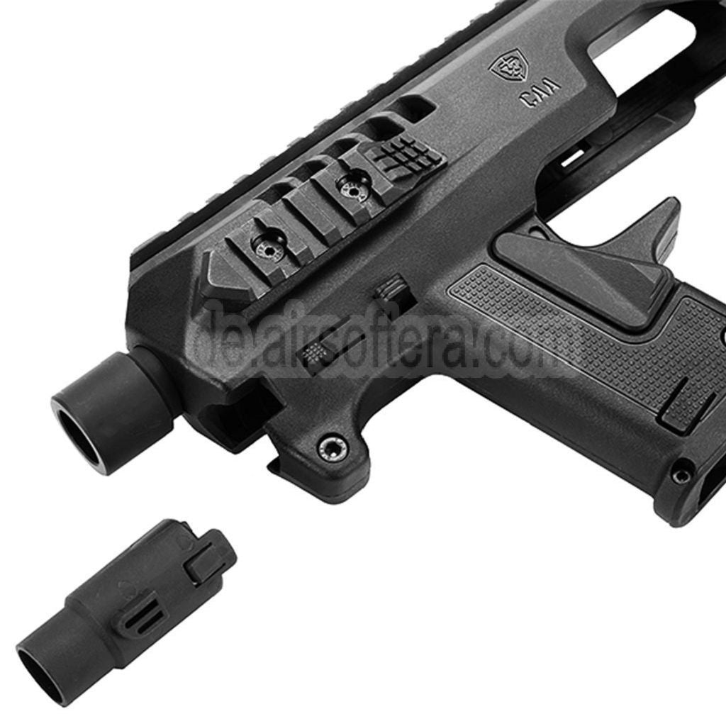 CAA Roni Pistolenkarabiner Conversion Kit Geeignet für KSC VFC Umarex Tokyo Marui G17 G18C G19 G23F Serie GBB Pistolen Airsoft