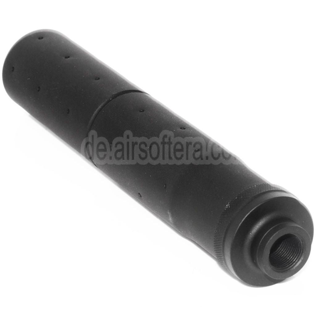 CYMA 188mm MK23 Stil Schalldämpfer Laufverlängerung Geeignet für -14mm CCW Gegen den Uhrzeigersinn Lauf Gewehre Airsoft Schwarz
