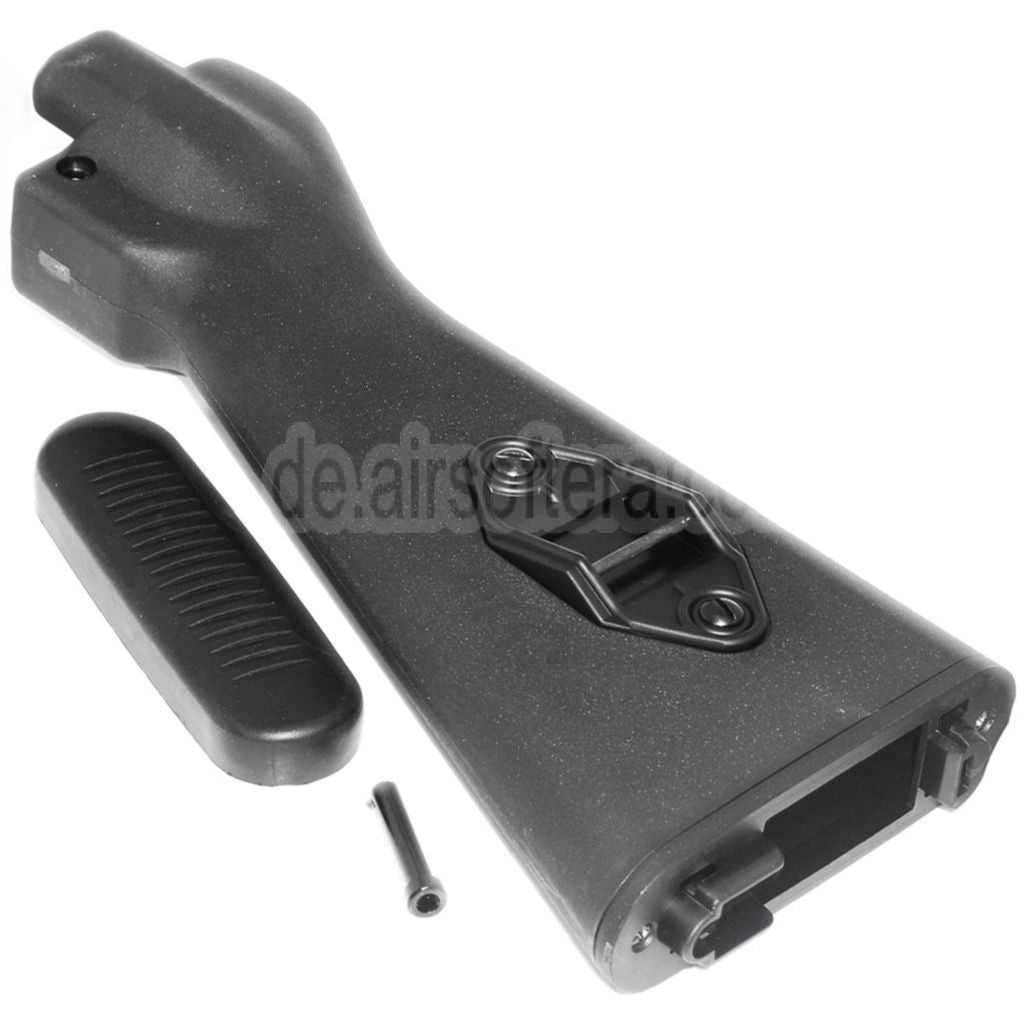 CYMA Metall Riemenhalterung Polymer Fester Gewehrschaft Geeignet für MOD5 MP5 A4 AEG Gewehre Airsoft Schwarz
