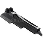 AirsoftEra Obere Empfängerabdeckung mit 20mm Taktikschienen Kimme Geeignet für CYMA Tokyo Marui AKS74U Serie AEG Gewehre Schwarz