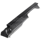 AirsoftEra Obere Empfängerabdeckung mit 20mm Taktischer Schiene Geeignet für CYMA Tokyo Marui AK Dragunov SVD AEG Gewehre Schwarz
