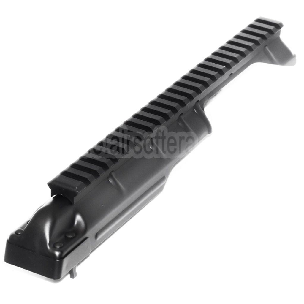 AirsoftEra Obere Empfängerabdeckung mit 20mm Taktischer Schiene Geeignet für CYMA Tokyo Marui AK Dragunov SVD AEG Gewehre Schwarz
