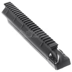AirsoftEra Obere Empfängerabdeckung mit 20mm Taktischer Schiene Geeignet für CYMA Tokyo Marui AK Dragunov SVD AEG Gewehre Schwarz