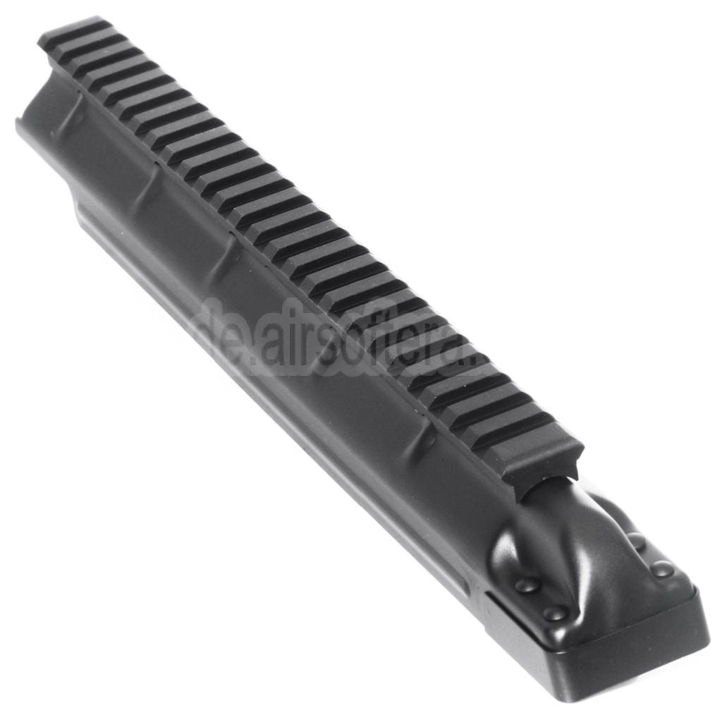 AirsoftEra Obere Empfängerabdeckung mit 20mm Taktischer Schiene Geeignet für CYMA Tokyo Marui AK Dragunov SVD AEG Gewehre Schwarz
