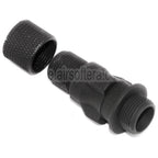 CYMA Metal Mündungsfeuerdämpfer Muzzle Adapter Geeignet für CYMA CM041 PDW MP5 AEG Gewehre Airsoft Schwarz