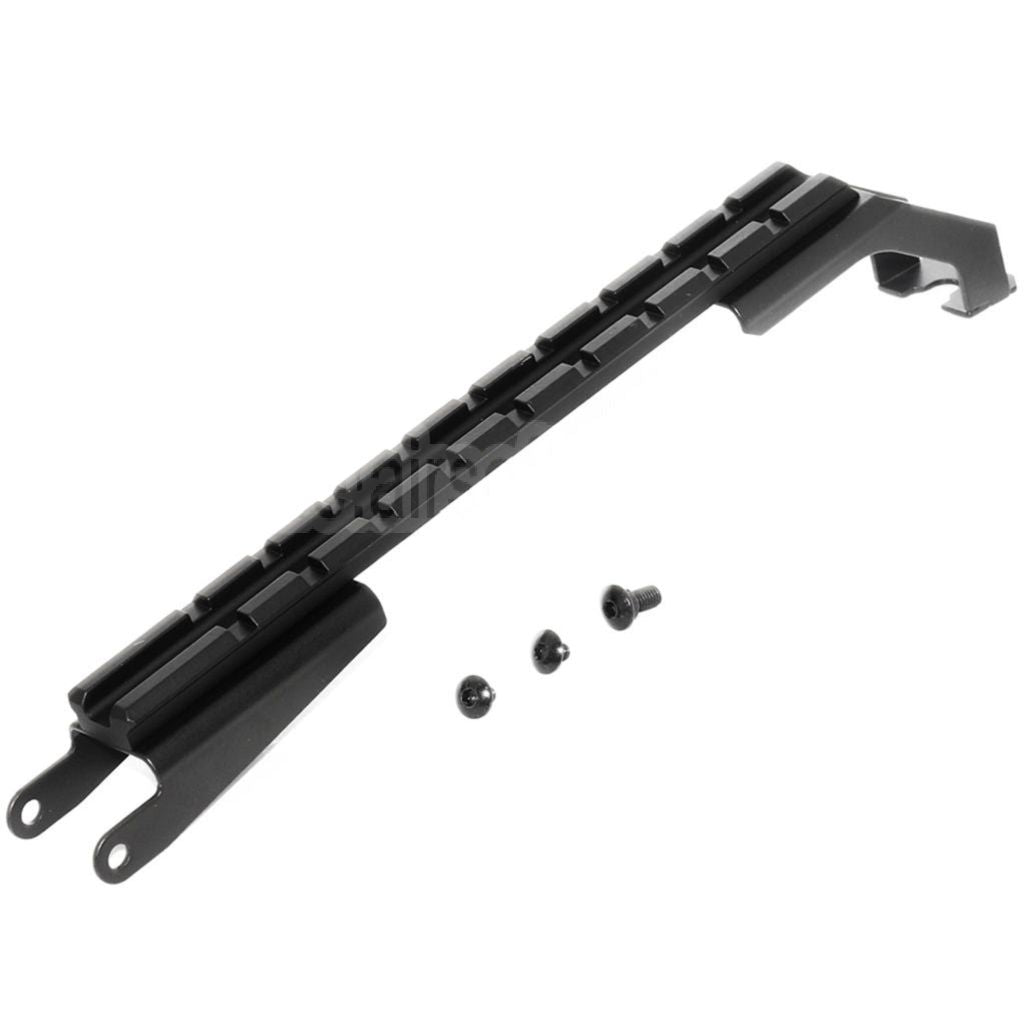 CYMA Obere Empfängerabdeckung mit 217mm taktischer oberen Schiene Zielfernrohrmontage Geeignet für CM039C CM048 CM050  Echo1 Golden Eagle Jing Gong JG Tokyo Marui AK Serie AEG Gewehre Airsoft Schwarz