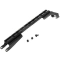 CYMA Obere Empfängerabdeckung mit 217mm taktischer oberen Schiene Zielfernrohrmontage Geeignet für CM039C CM048 CM050  Echo1 Golden Eagle Jing Gong JG Tokyo Marui AK Serie AEG Gewehre Airsoft Schwarz