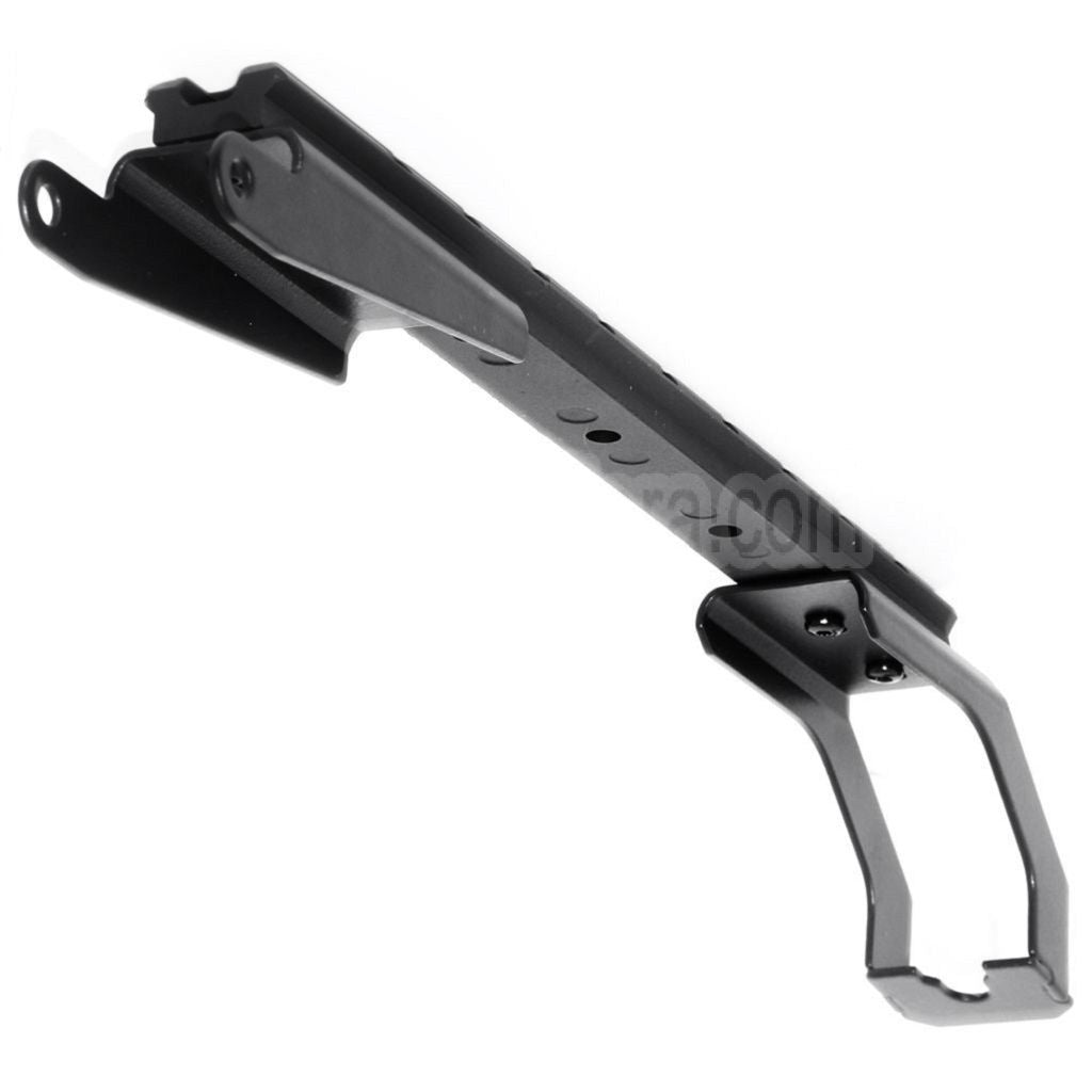 CYMA Obere Empfängerabdeckung mit 217mm taktischer oberen Schiene Zielfernrohrmontage Geeignet für CM039C CM048 CM050  Echo1 Golden Eagle Jing Gong JG Tokyo Marui AK Serie AEG Gewehre Airsoft Schwarz