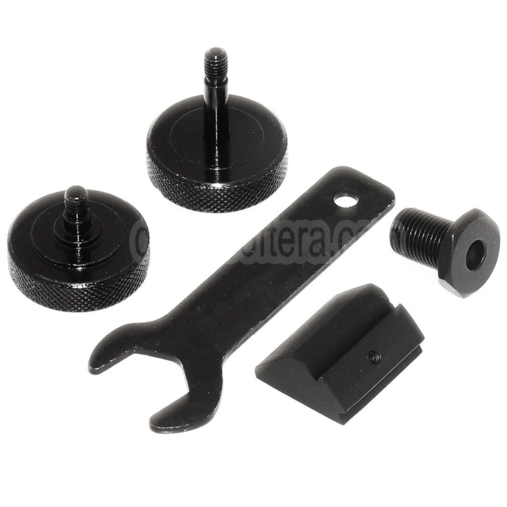 CYMA 156mm Zielfernrohrmontage Basis Schiene Geeignet für CYMA G&P Tokyo Marui M14 Serie AEG Gewehre Airsoft Schwarz