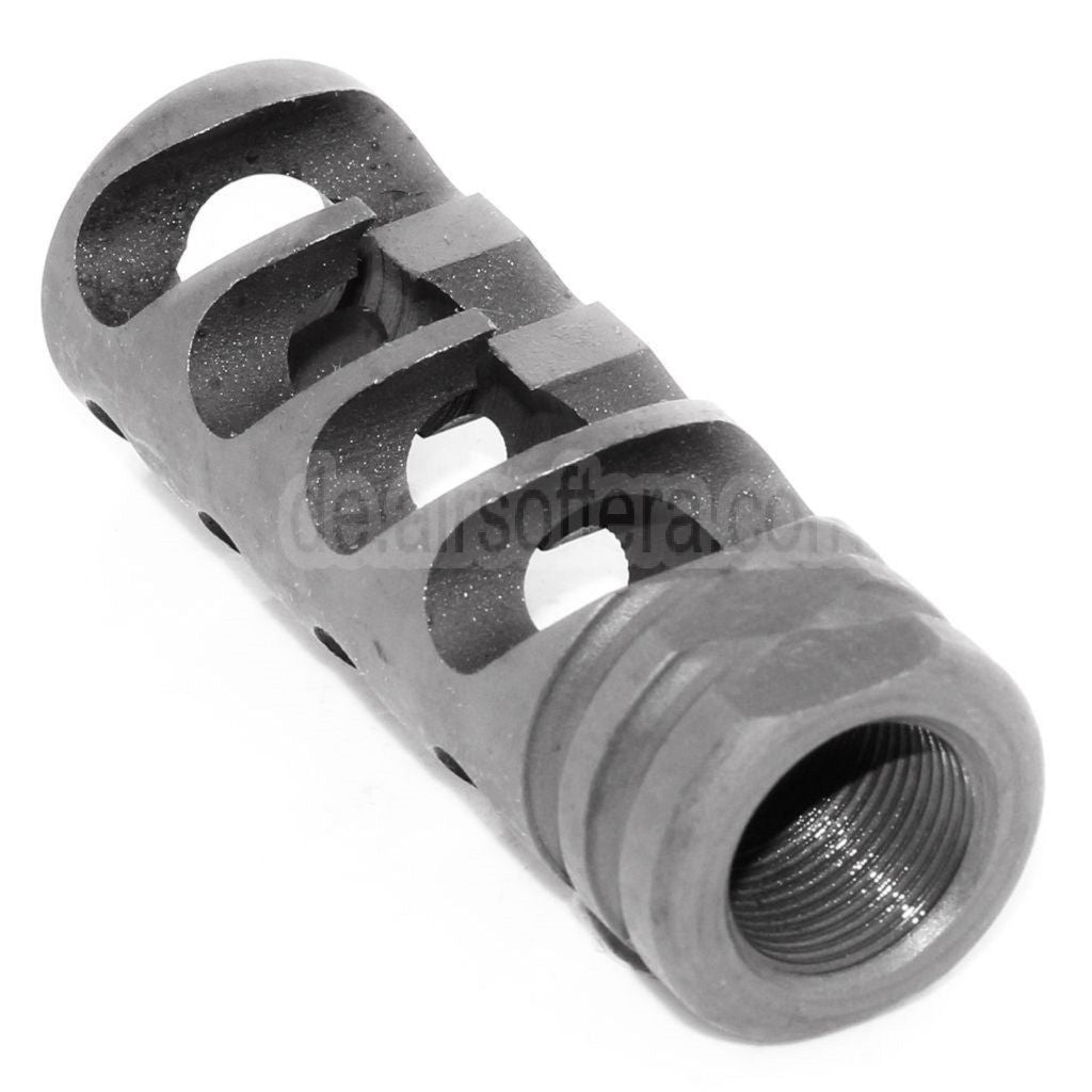 AirsoftEra 63mm DNTC 308 Type Mündungsbremse Mündungsfeuerdämpfer Geeignet für -14mm CCW Gegen den Uhrzeigersinn Lauf Gewehre