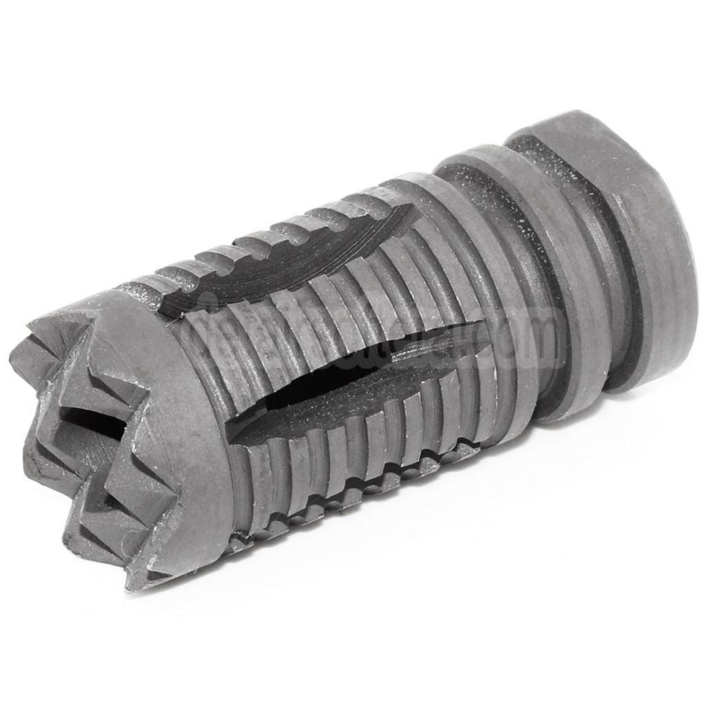 AirsoftEra 50mm Tenderizer Mündungsbremse Mündungsfeuerdämpfer Geeignet für -14mm CCW Gegen den Uhrzeigersinn Lauf Gewehre