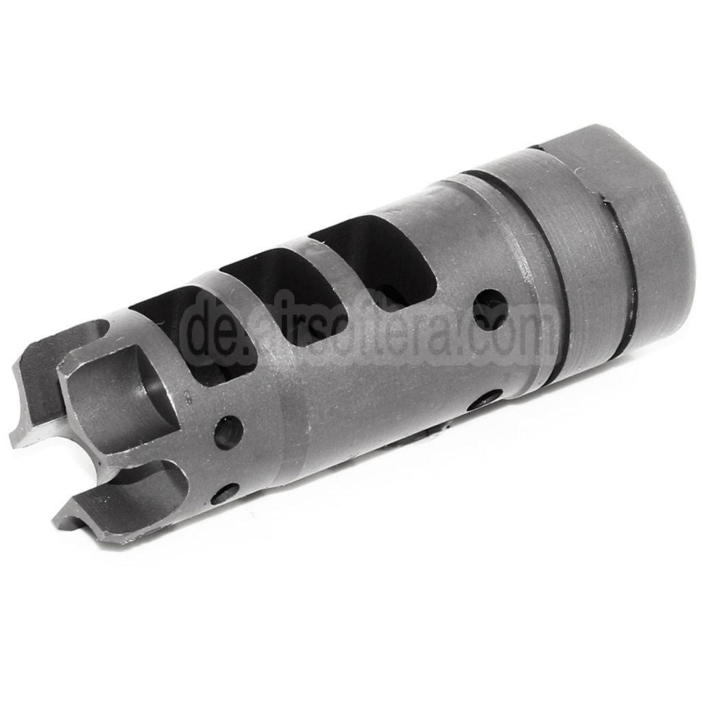 AirsoftEra 65mm LANTAC Dragon Stil DGN556 Mündungsfeuerdämpfer Geeignet für -14mm CCW Gegen den Uhrzeigersinn Lauf Gewehre