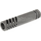 AirsoftEra 102mm Mündungsfeuerbremse mit mehreren Anschlüssen aus Metall geeignet für Gewehre mit -14mm CCW Gewindelauf gegen den Uhrzeigersinn